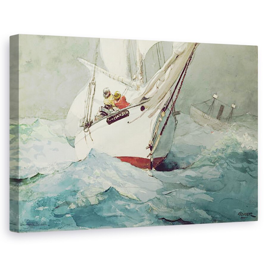 Tablou canvas - Winslow Homer - banc de diamant, 60 x 90 cm