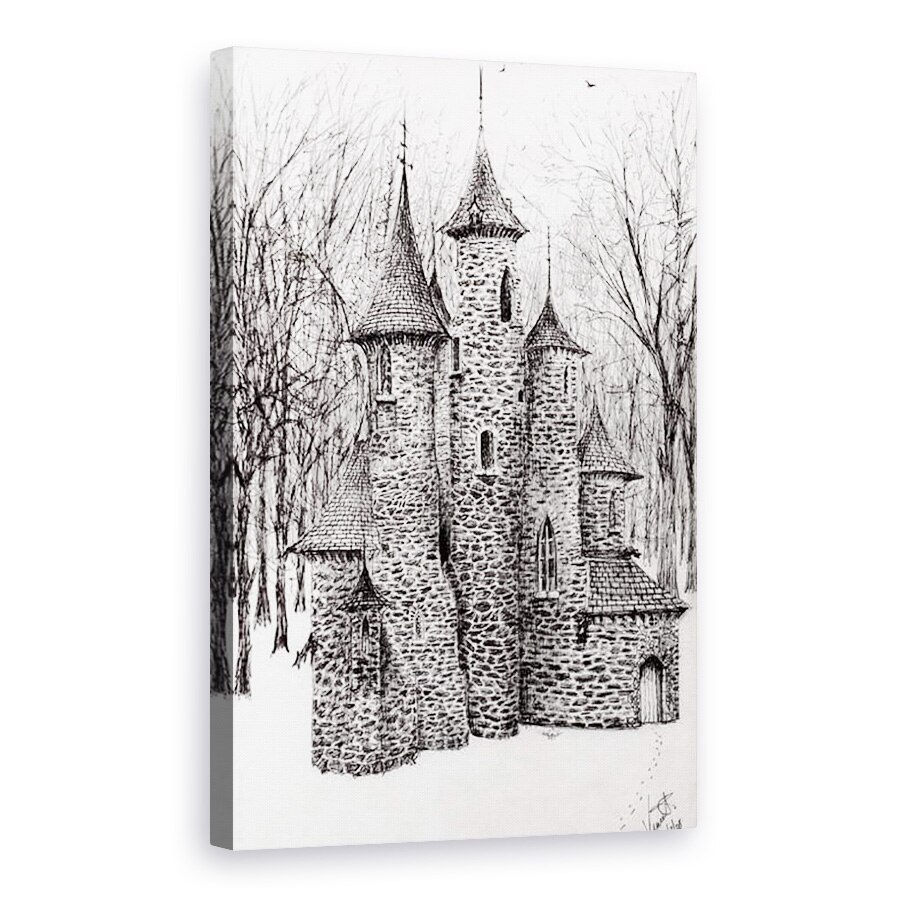 Tablou canvas - Vincent Alexander Booth - Poarta Castelului din padurea Findhorn, 2006, 80 x 120cm