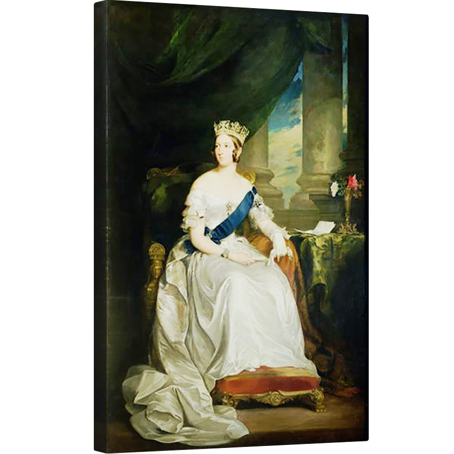 Tablou canvas - Francis Grant - Regina Victoria, 60 x 90 cm
