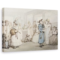 tablou canvas - thomas rowlandson - oficiul de inregistrare a angajarii de functionari 40 x 60 cm imagen 7_0_
0