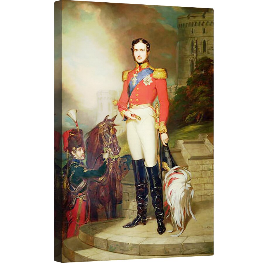 Tablou canvas - John Lucas - H.R.H. Prince Albert, 60 x 90 cm