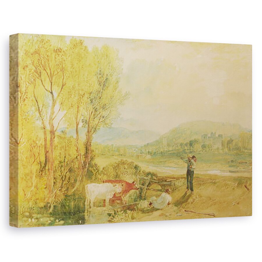 Tablou canvas - Joseph Mallord William Turner - Lulworth Castle, Dorset, 40 x 60 cm