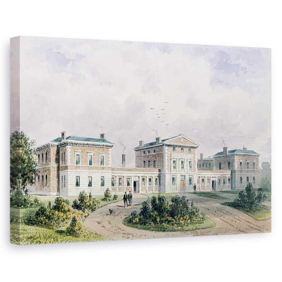 Tablou canvas - Thomas Hosmer Shepherd - Spitalul Febra, Liverpool Road, 40 x 60 cm