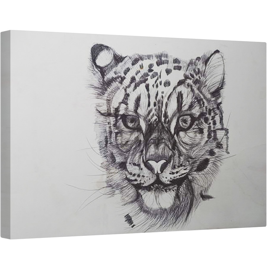 Tablou canvas - Lou Gibbs - Zapada Leopard,2016, 60 x 90 cm