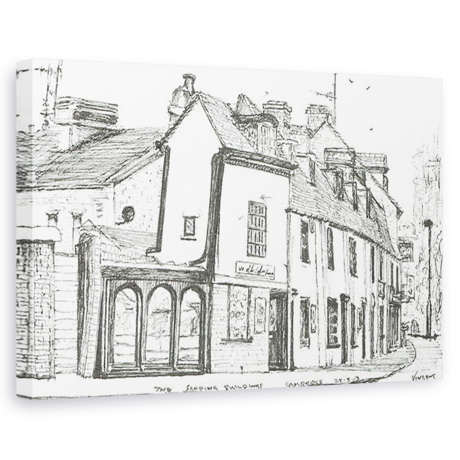 Tablou canvas - Vincent Alexander Booth - Cladiri basculante Cambridge, 2003, 80 x 120cm