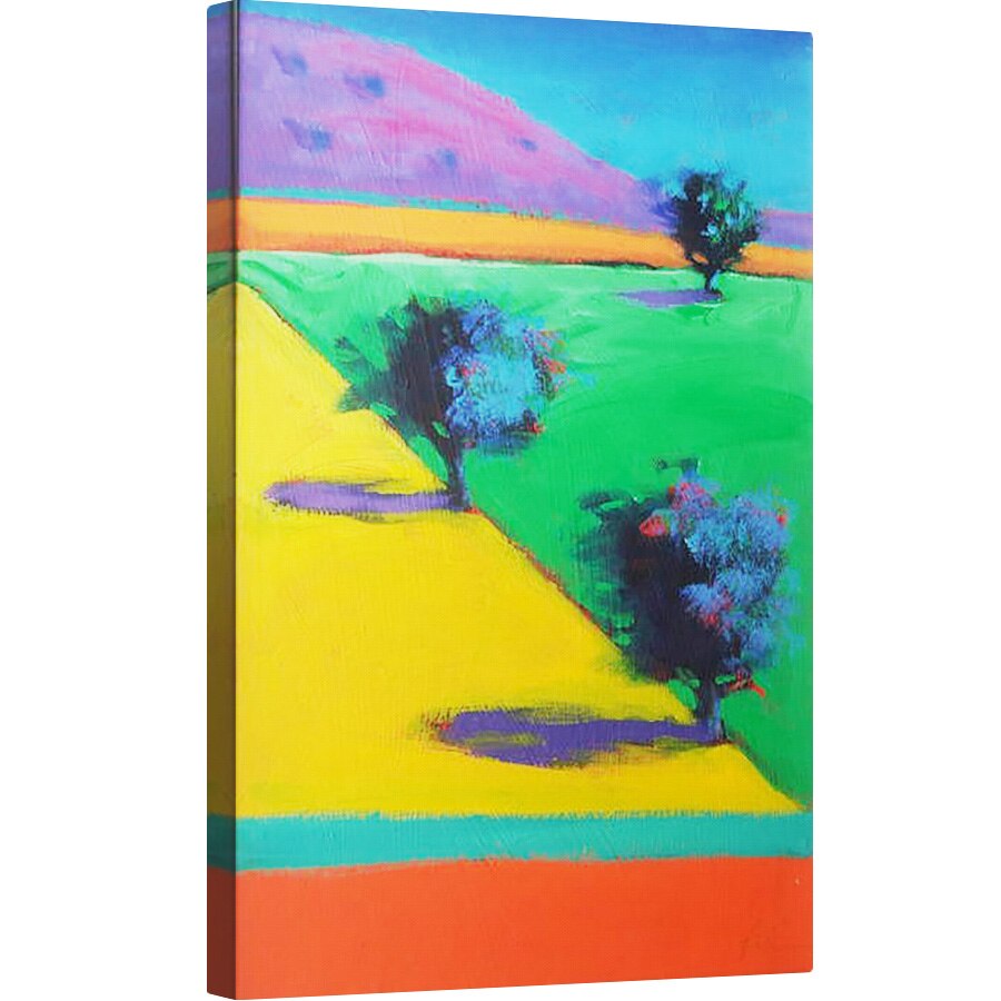 Tablou canvas - Paul Powis - Camp galben, 40 x 60 cm