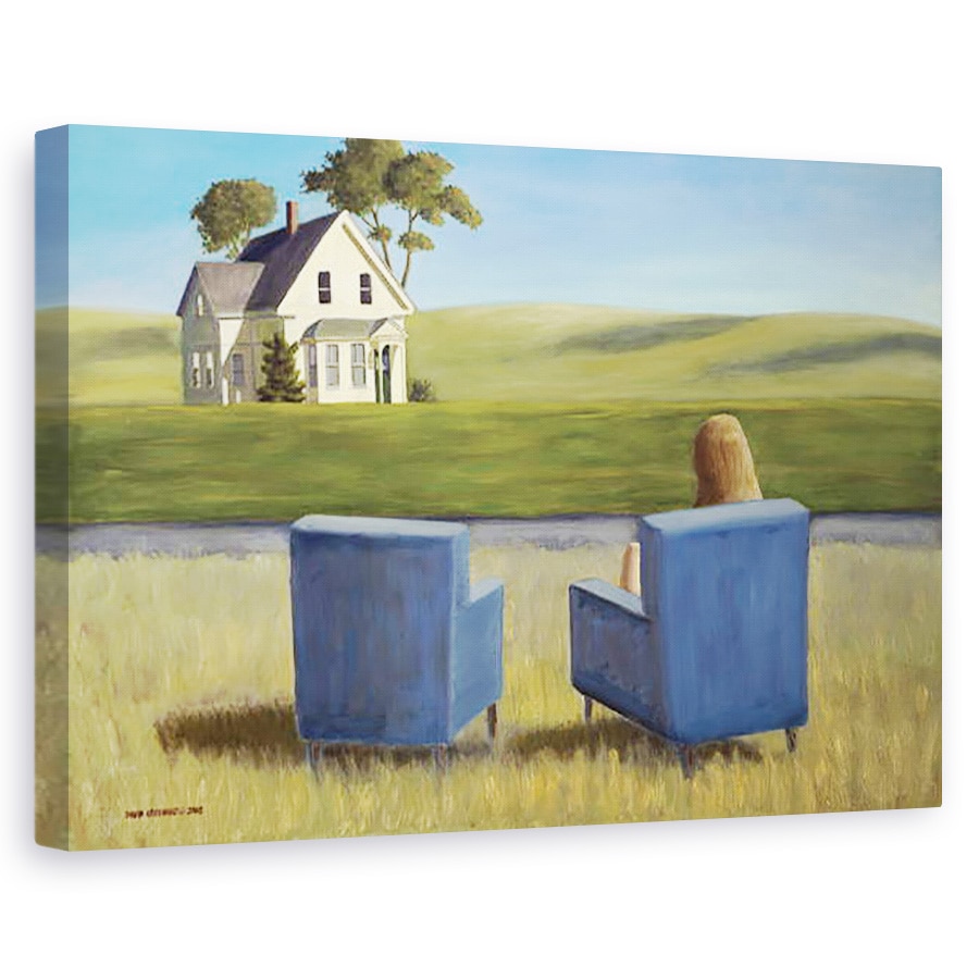 Tablou canvas - David Arsenault - Housesitting, 60 x 90 cm