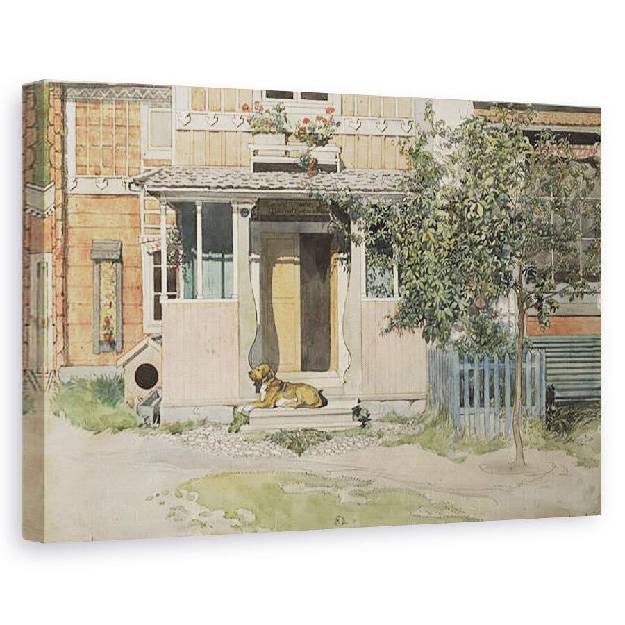 Tablou canvas - Carl Larsson - Veranda, din seria O casa, 40 x 60 cm