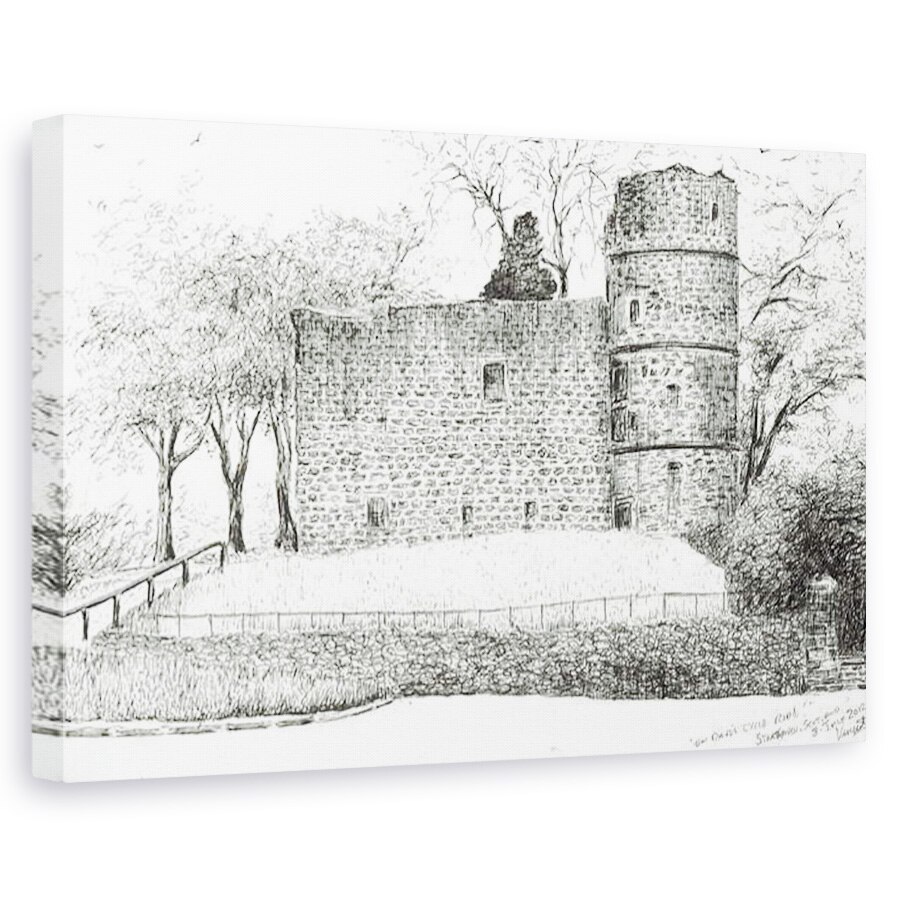 Tablou canvas - Vincent Alexander Booth - Ruina la Strathaven, 2012, 40 x 60 cm