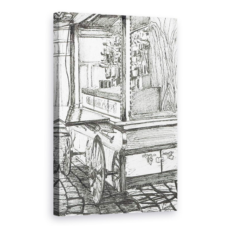 Tablou canvas - Vincent Alexander Booth - Cos in afara Cheers Bar Boston Statele Unite ale Americii, 2003, 40 x 60 cm