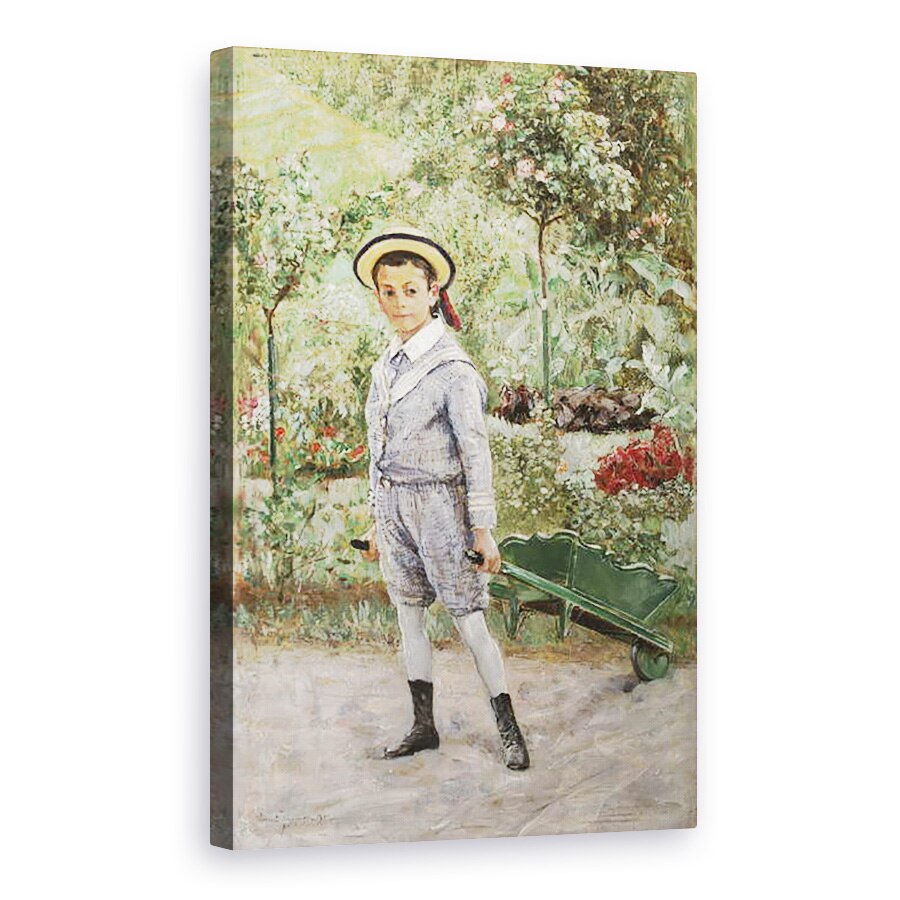 Tablou canvas - Ernst Josephson - Baiat cu o roaba, 40 x 60 cm
