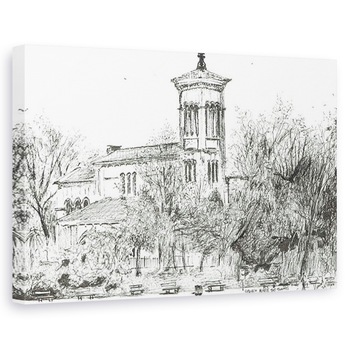 Tablou canvas - Vincent Alexander Booth - Biserica de peste Tamisa, 2004, 80 x 120cm Tablou canvas - Vincent Alexander Booth - Biserica de peste Tamisa, 2004, 80 x 120cm