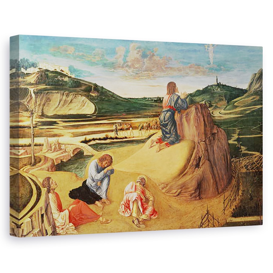 Tablou canvas - Giovanni Bellini - Agonia din gradina, 60 x 90 cm