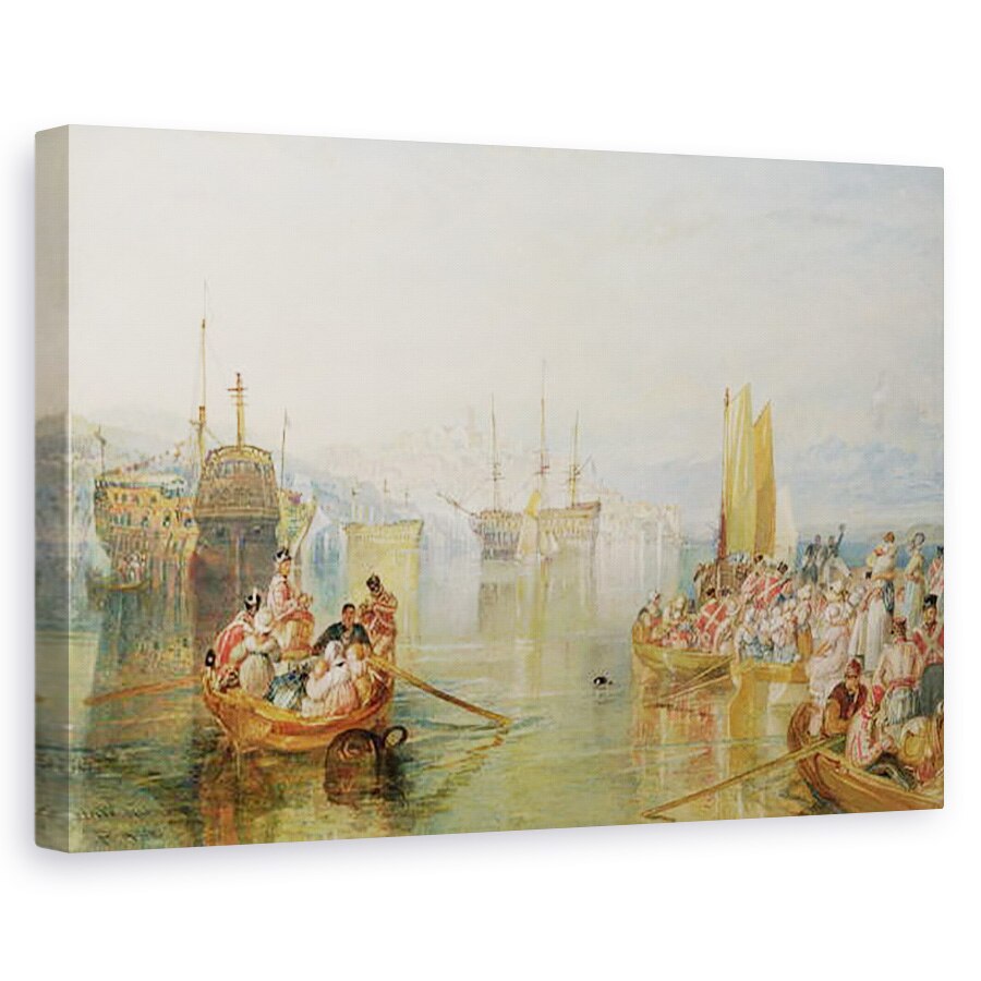 Tablou canvas - Joseph Mallord William Turner - Saltash, Cornwall, 60 x 90 cm