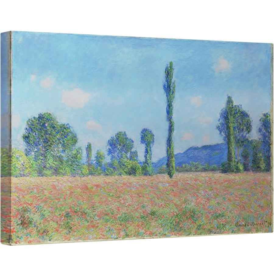Tablou canvas - Claude Monet - Poppy Field, Giverny, 60 x 90 cm