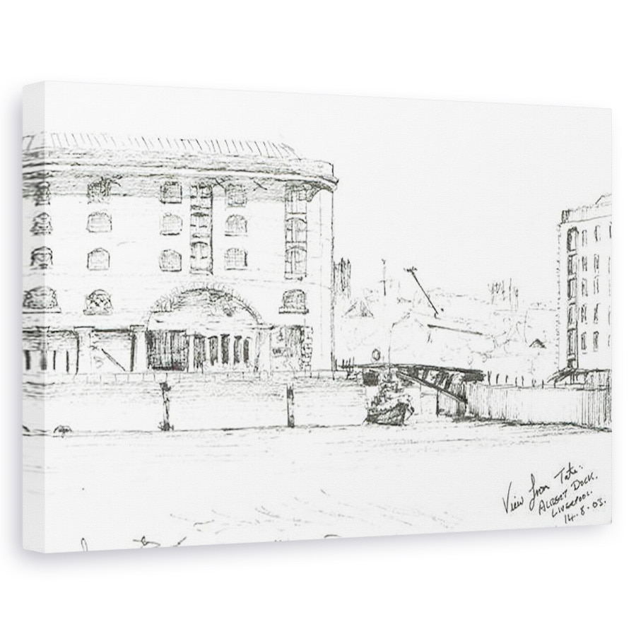 Tablou canvas - Vincent Alexander Booth - Albert Dock Liverpool, 2003, 80 x 120cm