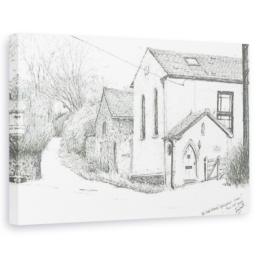 Tablou canvas - Vincent Alexander Booth - Capela Veche, Insula Brighstone of Wight, 2008, 40 x 60 cm