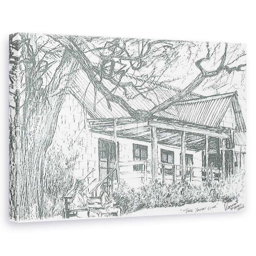 Tablou canvas - Vincent Alexander Booth - Yacht club at Lake Naivasha, Kenya, 2006, 80 x 120cm