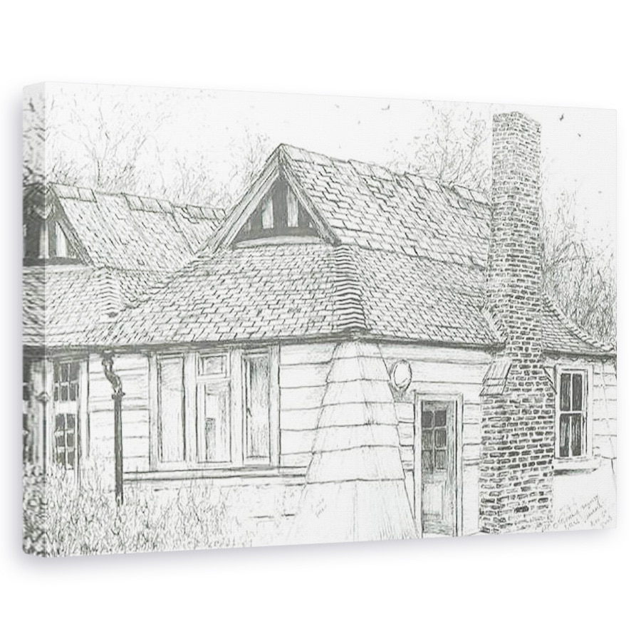 Tablou canvas - Vincent Alexander Booth - Gatehouse la casa Osborne, 2008, 40 x 60 cm