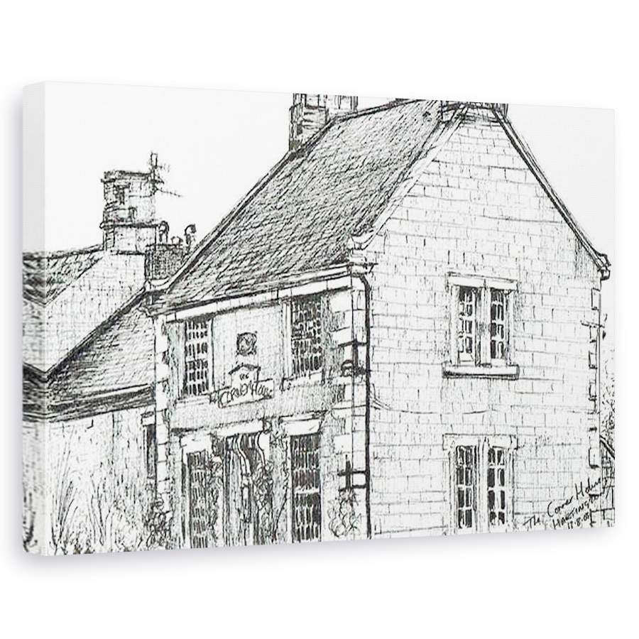 Tablou canvas - Vincent Alexander Booth - Casa pe colt, Hartington, 2003, 80 x 120cm