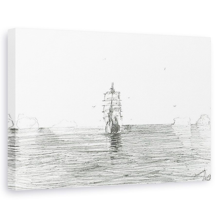 Tablou canvas - Vincent Alexander Booth - Terra Nova naviga, 2008, 40 x 60 cm