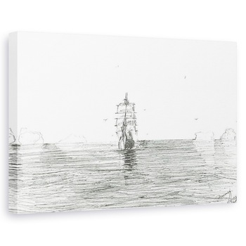Tablou canvas - Vincent Alexander Booth - Terra Nova naviga, 2008, 80 x 120cm Tablou canvas - Vincent Alexander Booth - Terra Nova naviga, 2008, 80 x 120cm