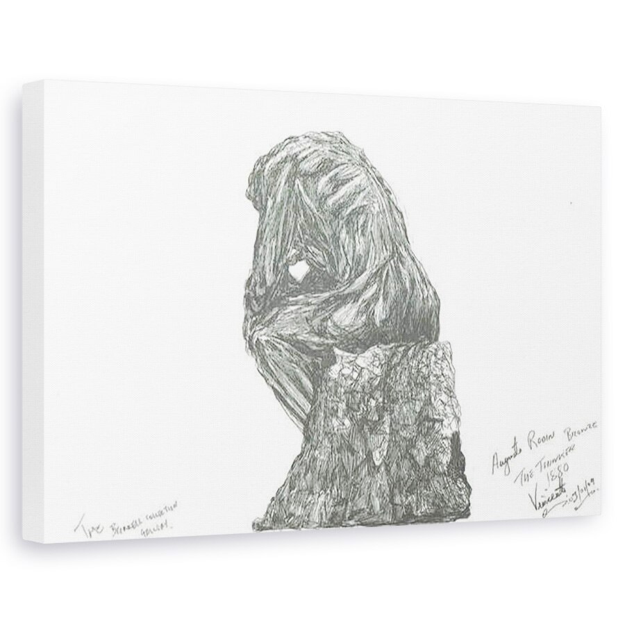 Tablou canvas - Vincent Alexander Booth - Ganditorul, Fundatia Burrell, 2007, 80 x 120cm