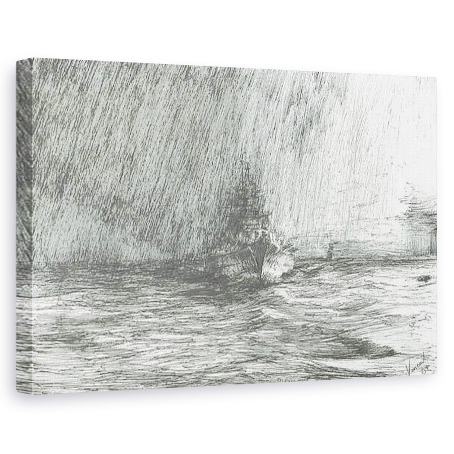 Tablou canvas - Vincent Alexander Booth - Tirpitz in apele arctice 1943, 2009, 80 x 120cm