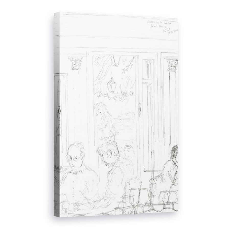 Tablou canvas - Vincent Alexander Booth - Restaurantul St Emilion, 2015, 80 x 120cm