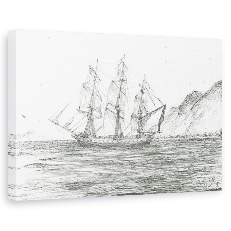 Tablou canvas - Vincent Alexander Booth - Exploratori cu vele, 2009, 80 x 120cm