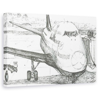 Tablou canvas - Vincent Alexander Booth - Jumbo Jet la Aeroportul Logan, 2003, 40 x 60 cm Tablou canvas - Vincent Alexander Booth - Jumbo Jet la Aeroportul Logan, 2003, 40 x 60 cm
