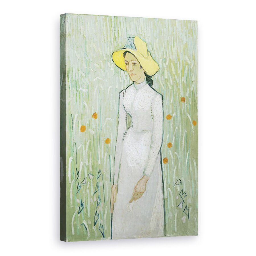 Tablou canvas - Vincent van Gogh - Fata in alb, 80 x 120cm