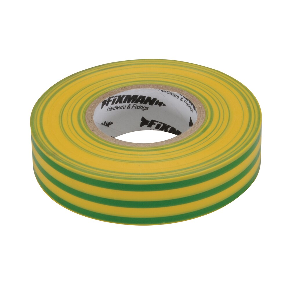 Banda izolatoare, latime 19mm, galben verde, Fixman