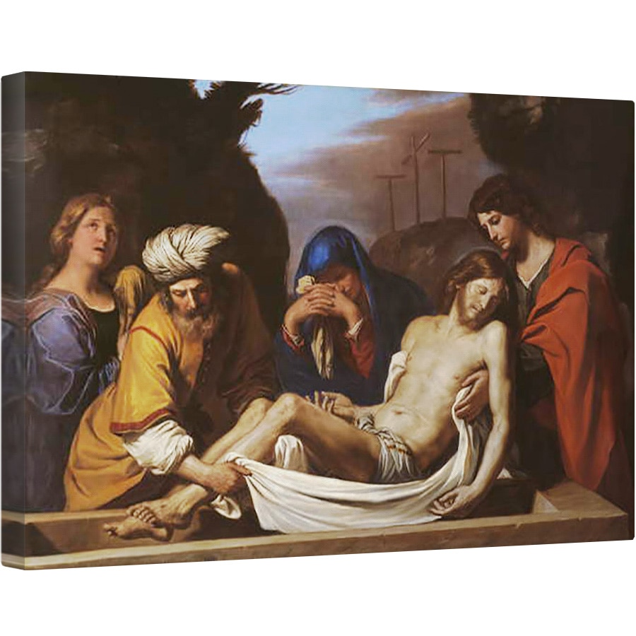 Tablou canvas - Guercino - inmormantarea, 60 x 90 cm