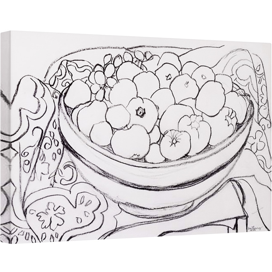 Tablou canvas - Joan Thewsey - Gutui intr-un castron mare,2000, 80 x 120cm