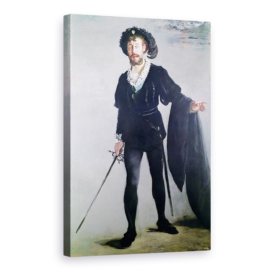 Tablou canvas - Edouard Manet - Jean Baptiste Faure 1830-1914 ca Hamlet, 40 x 60 cm