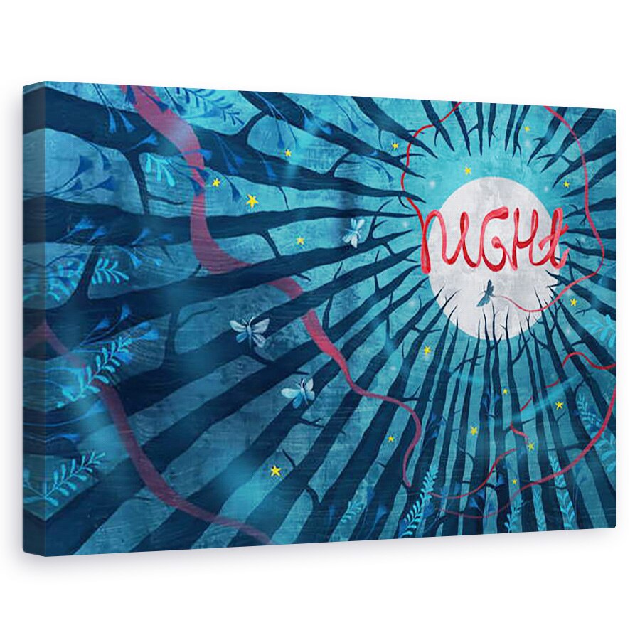 Tablou canvas - Runa Anastasiya Rudaya - Adanc in padure, 2015, 40 x 60 cm