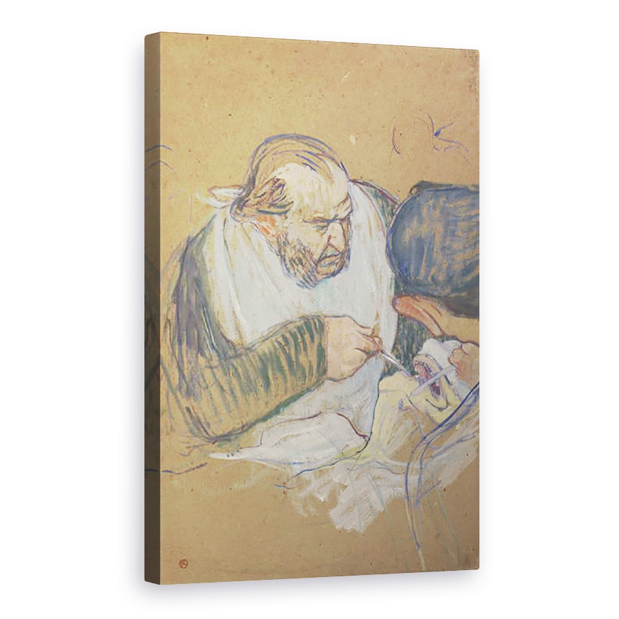 Tablou canvas - Henri de Toulouse-Lautrec - Dr. Péan Operating, 40 x 60 cm