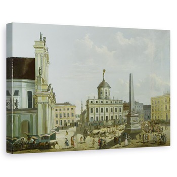 Tablou canvas - Carl Christian Baron - Vedere la Primarie, 40 x 60 cm Tablou canvas - Carl Christian Baron - Vedere la Primarie, 40 x 60 cm