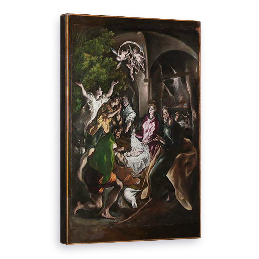 Tablou canvas - El Greco - Adorarea Pastorilor, 40 x 60 cm