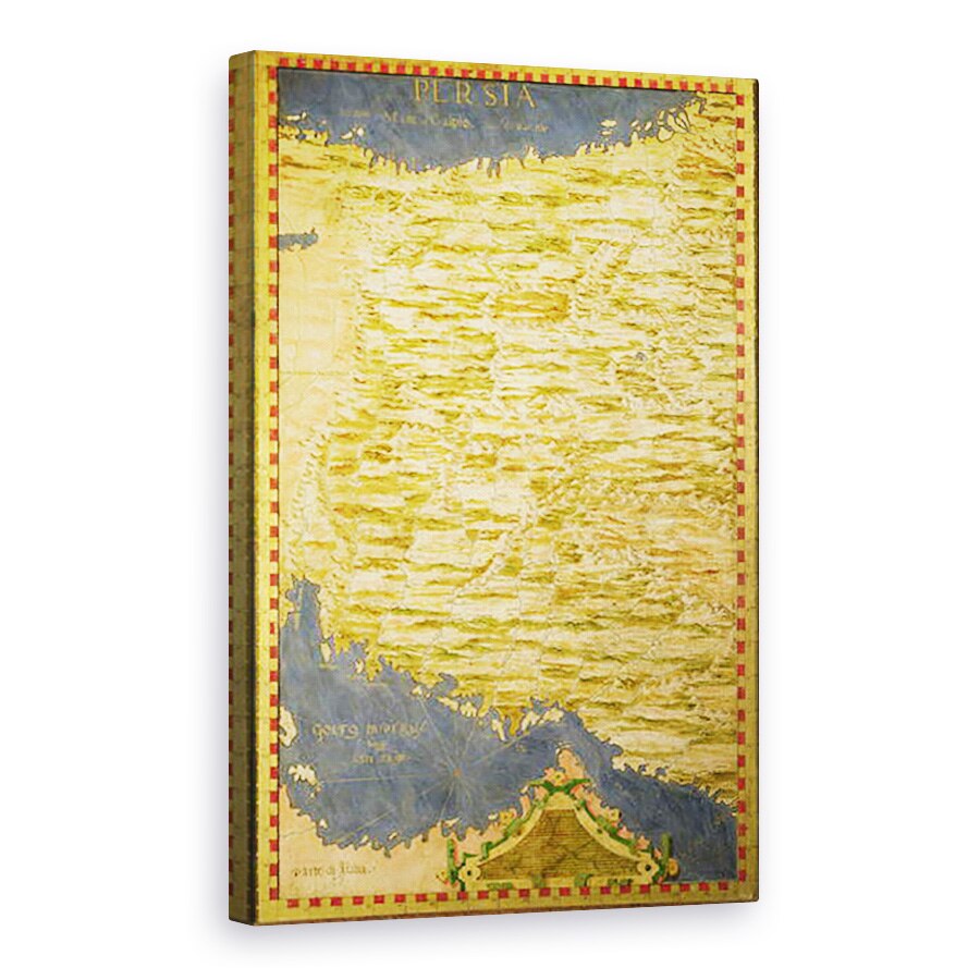Tablou canvas - Stefano Buonsignori - Harta Persia, 80 x 120cm