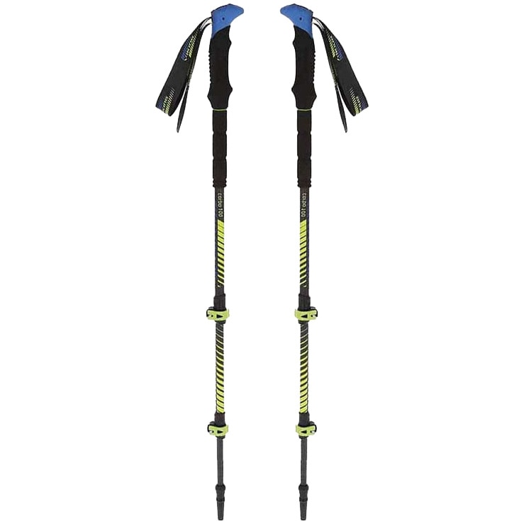 Bete trekking Viking Carbo Lite , Lime/Blue, 65-135cm