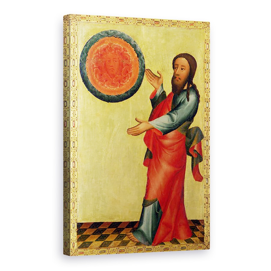 Tablou canvas - Master Bertram of Minden - Divizia Apelor de la Altarul Sfantului Petru din Hamburg, Altarul Grabower, 40 x 60 cm