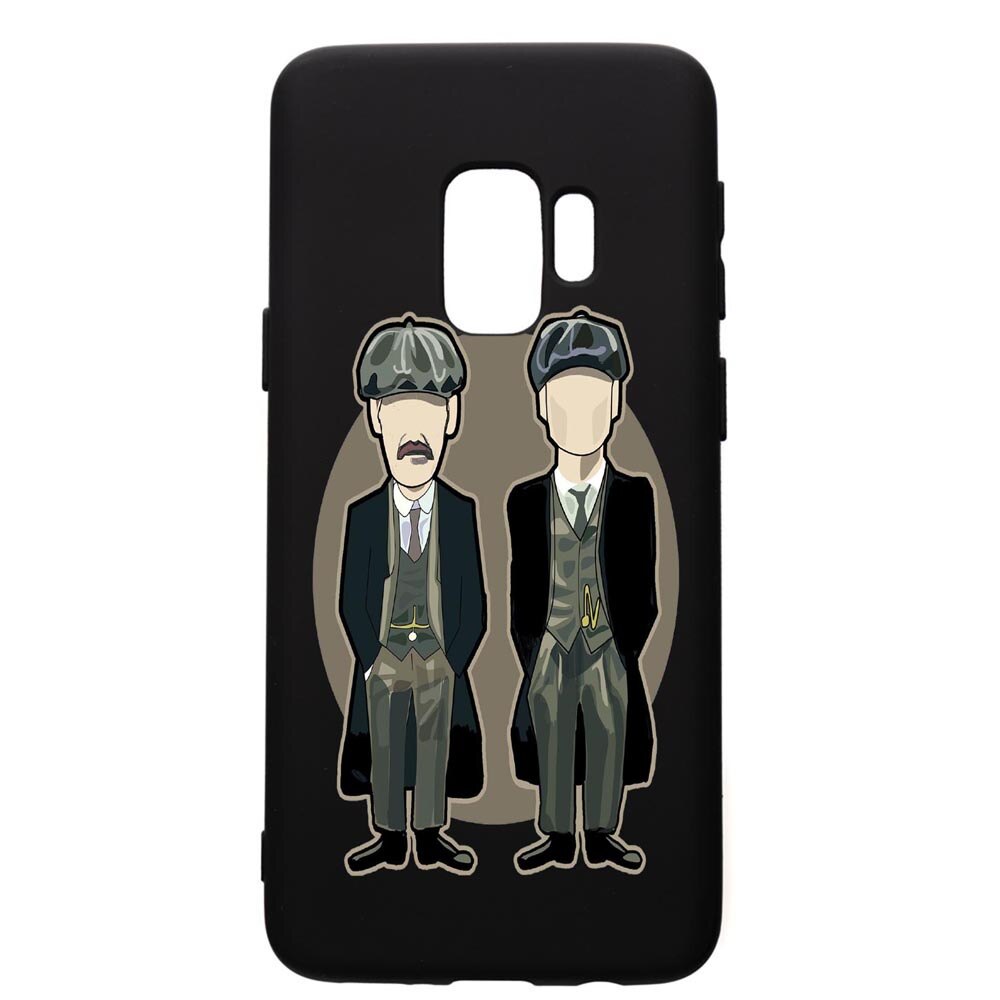 Husa de protectie Samsung Galaxy S9, Peaky Blinders, silicon, cu interiorul din material textil, protectie camera, PB383