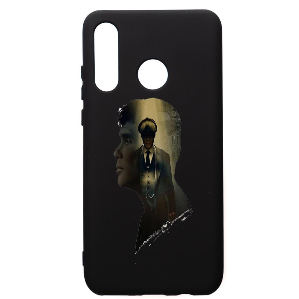 Husa de protectie Huawei P30 Lite, Peaky Blinders, silicon, cu interiorul din material textil, protectie camera, PB385