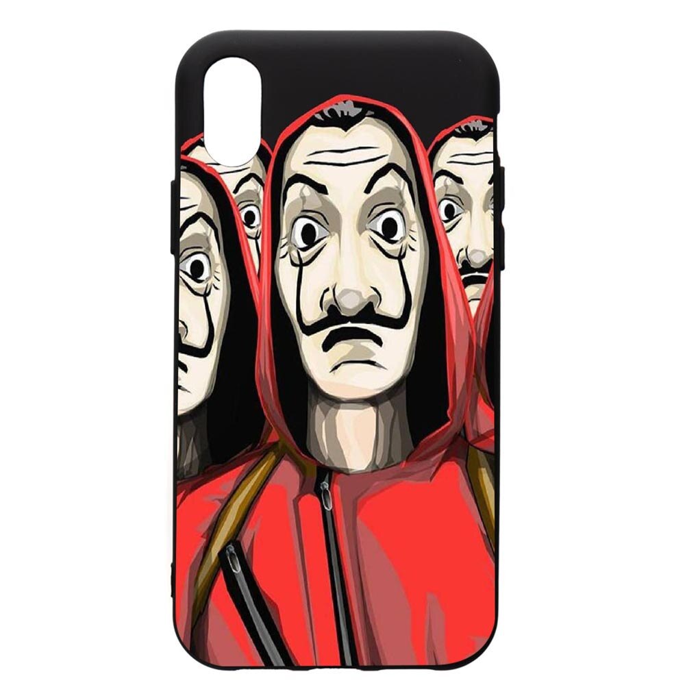 Husa de protectie Samsung Galaxy A01, La Casa De Papel, silicon, cu interiorul din material textil, protectie camera, PB390