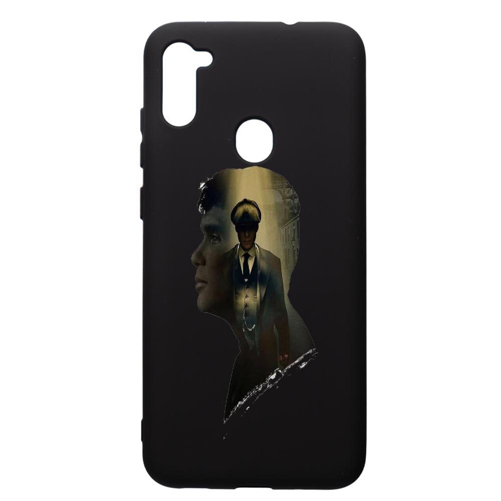 Husa de protectie Samsung Galaxy A11, Peaky Blinders, silicon, cu interiorul din material textil, protectie camera, PB385