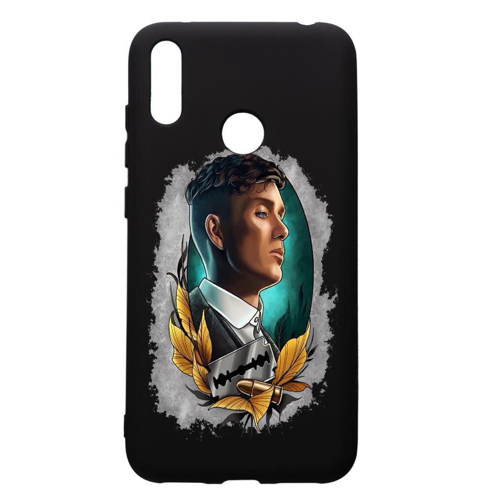 Husa de protectie Huawei Y7 2019, Peaky Blinders, silicon, cu interiorul din material textil, protectie camera, PB384