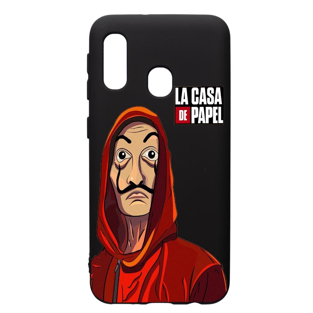 Husa de protectie Samsung Galaxy A20E, La Casa De Papel, silicon, cu interiorul din material textil, protectie camera, PB389
