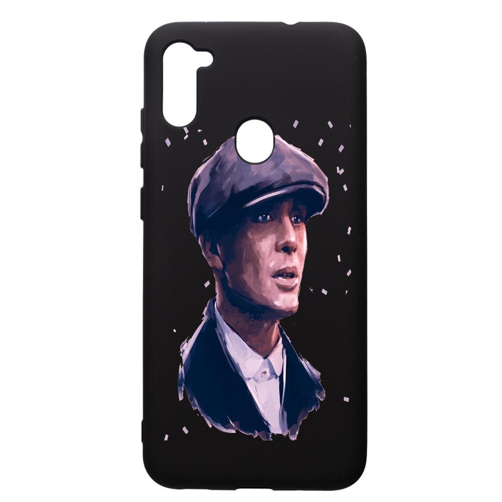 Husa de protectie Samsung Galaxy A11, Peaky Blinders, silicon, cu interiorul din material textil, protectie camera, PB387